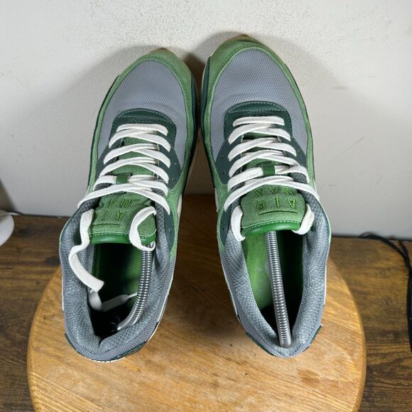 Nike Air Max 90 Premium Green Pale Ivory Men's Size 11 Shoe DH4621-300 - Picture 6 of 8